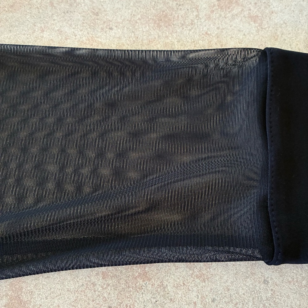 Joseph Ribkoff Black Mesh Cover Up - Picture 11 of 15